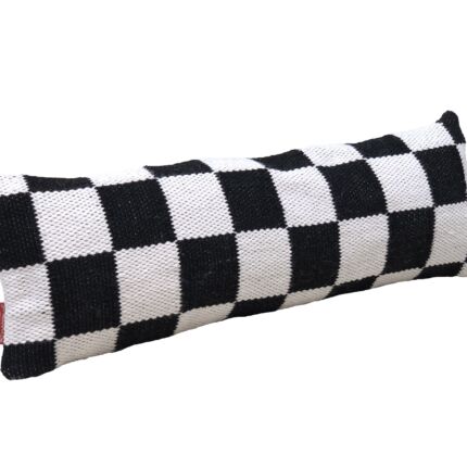 Polyester cushion CS-255, balcony decor, black and white, 30X90cm