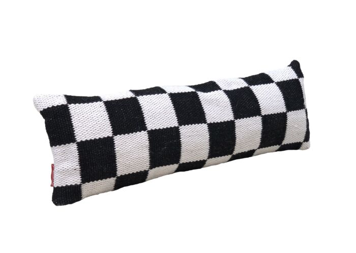 Polyester cushion CS-255, balcony decor, black and white, 30X90cm