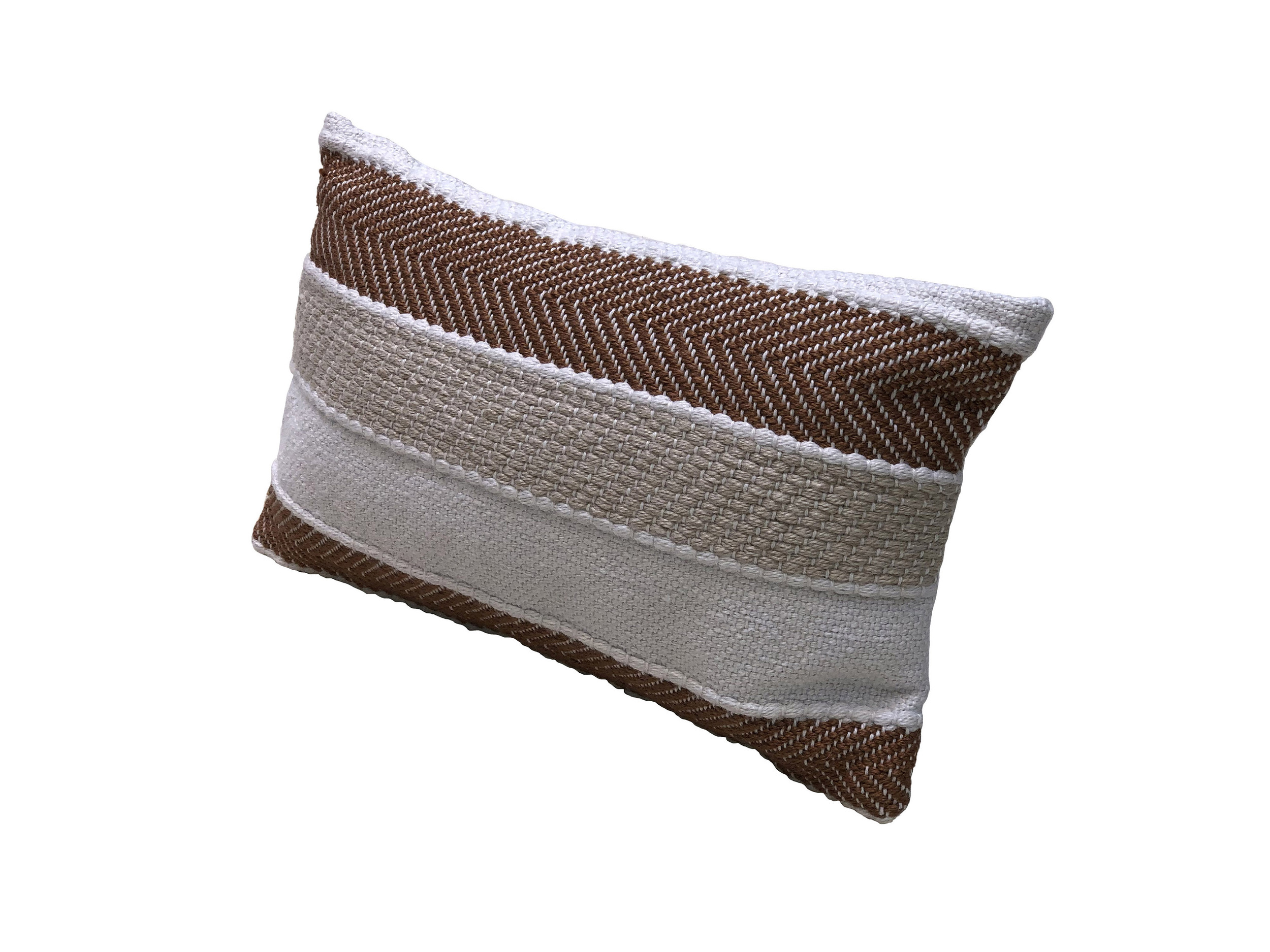 Elegant Woven Cushion CS-253 for Car, Bed, Sofa - Multi Color, 30X50cm Stylish home decor woven cushion CS-253, multi color, 30X50cm