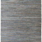 Blue Denim Cotton Home Decor Woven Rug - WR 010 (300x400cm)