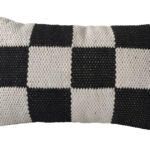 Decorative polyester cushion CS-255, luxury black and white style, 30X90cm