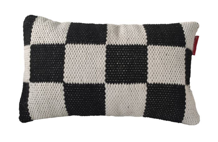 Decorative polyester cushion CS-255, luxury black and white style, 30X90cm