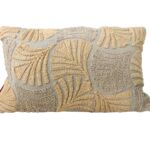 Home decor embroidered cotton cushion CS-263, multi-color, 30x50cm, for sofa and car by Ramsha Home.