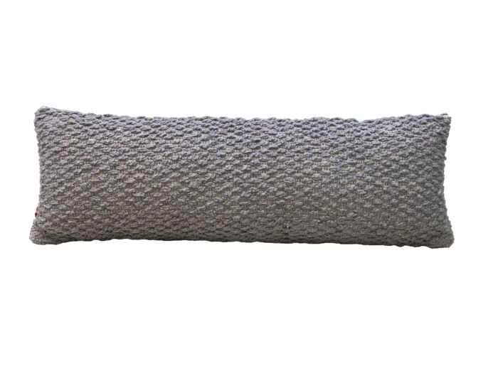 Woven cushion CS-254, grey indoor and outdoor decor, 30X90cm