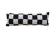 Woven cushion CS-255, luxury style, black and white colors, 30X90cm