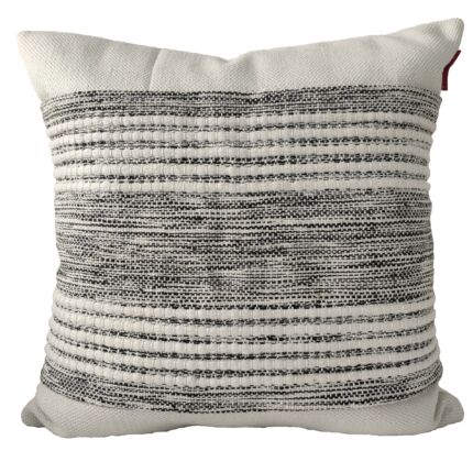 Multi-colored woven cushion for window seat or bed, 60x60cm