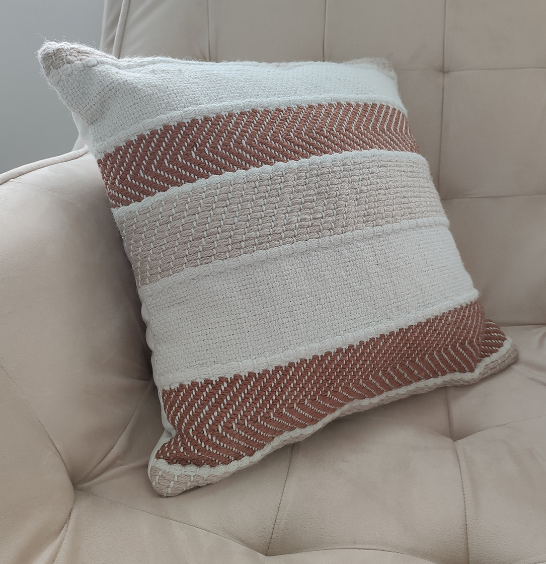 Multi-Color Cushion CS-253: Vibrant Comfort for Car, Bed, and Sofa Stylish multi-color polyester cushion CS-253 with filler, home decor woven for sofas and beds by Ramsha Home.