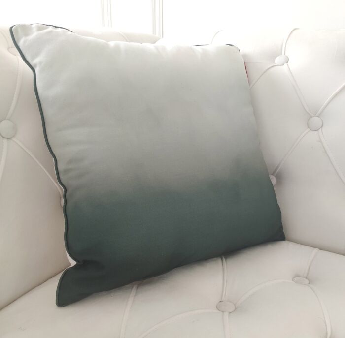 Soft rainbow grey cushion with filler CS-274, 45X45cm