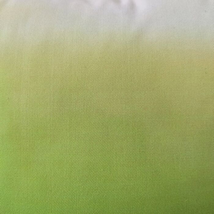 Soft polyester cushion in rainbow green color, 45X45cm