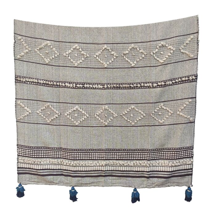 Soft multi color throw for kids room TAL-039, 125x150cm