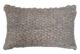 Indoor and outdoor grey polyester cushion CS-254 with filler, decorative woven texture 30x50cm by Ramsha Home.