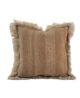 Brown Color Modern Home Cotton Cushion with Filler - CS 141 (45x45cm)