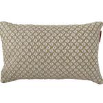 Artisanal handmade embroidery cushion CS-250 displayed in a drawing room by Ramsha Home.