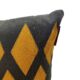 Black & Gold Color Cotton Cushion with Filler for Window Seat, Cafe, Couch - CS 258 (45x45cm) - Image 3