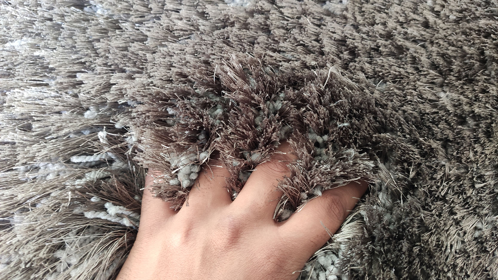 Grey Shaggy Rug MPS 05 for Home Decor, 80x200cm Grey shaggy rug MPS 05 for home decor, 80x200cm