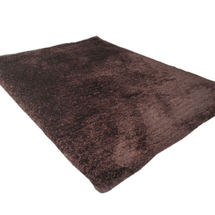 Elegant brown shaggy rug MPS 04, 200x300cm for living room