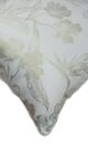 Handcrafted white cushion for home decor, 45X45cm
