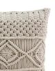 Natural White Macrame Cushion - CS 169 (60x60cm) - الصورة 2