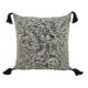 Black & White Color Polyester Cushion with Filler for Sofa, Office - CS 216 (45x45cm)