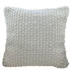 Natural color woven polyester cushion CS-279, 45X45cm