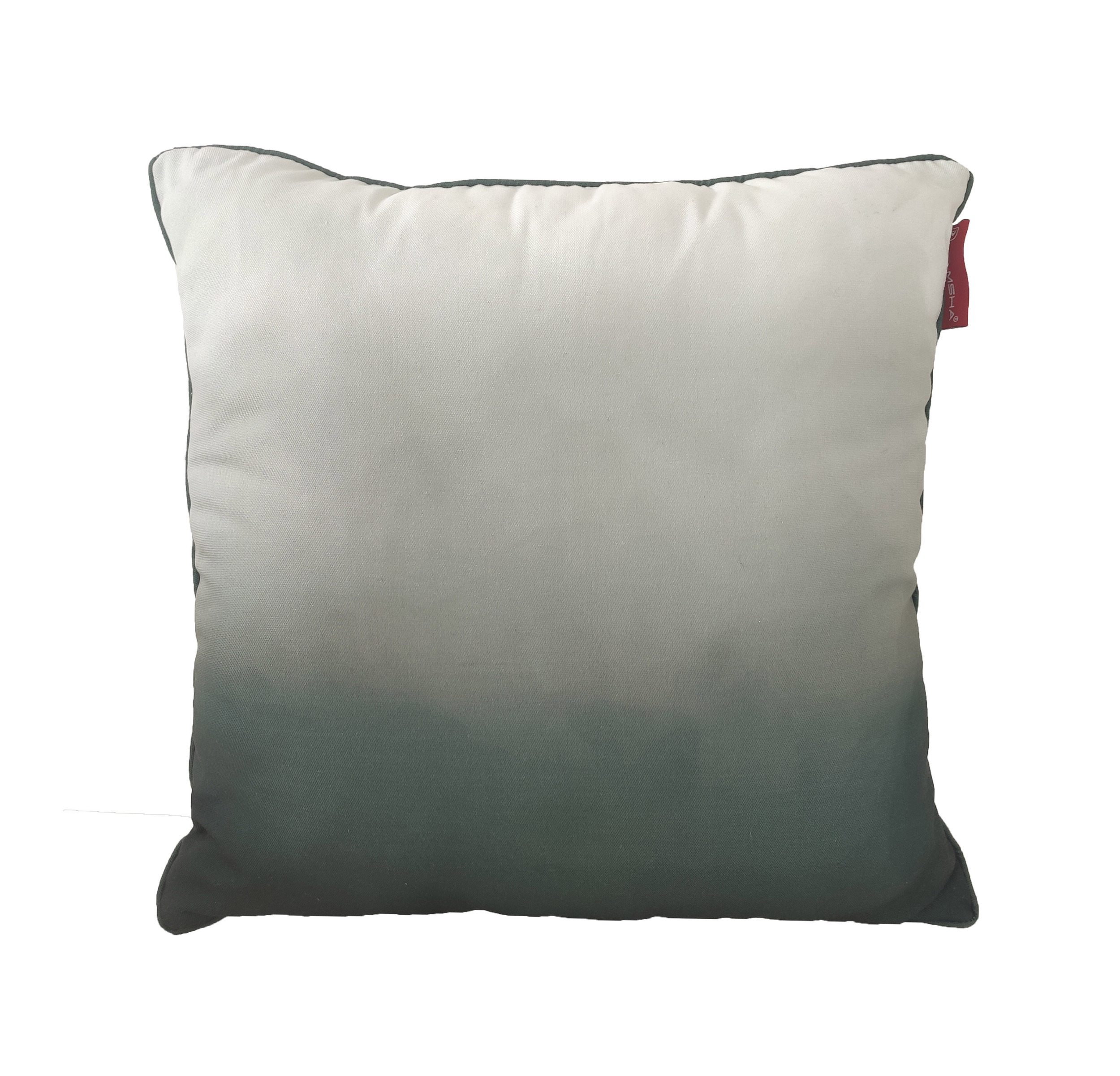 Comfortable Rainbow Grey Cushion with Filler CS-274 - Handcrafted 45X45cm Stylish polyester cushion, rainbow grey color, 45X45cm