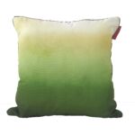 Stylish rainbow green cushion with filler CS-275, 45X45cm