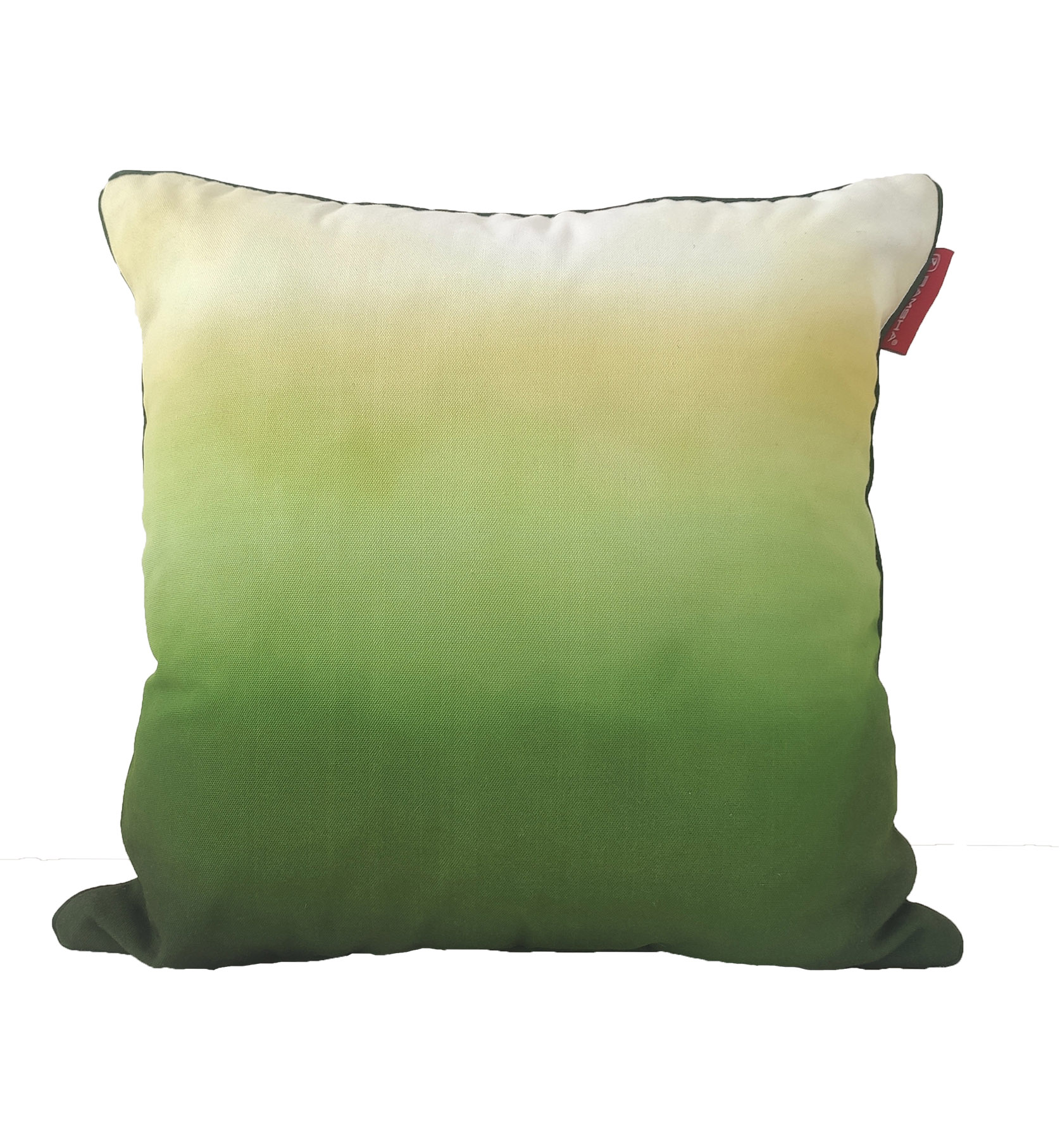Plush Rainbow Green Polyester Cushion CS-275 - Stylish Design, 45X45cm Stylish rainbow green cushion with filler CS-275, 45X45cm