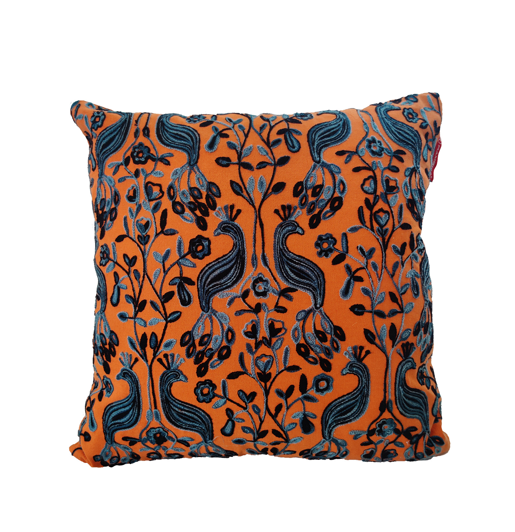 CS-268 Embroidery Cotton Cushion Multi Color - 45X45cm CS-268 embroidery cotton cushion multi color 45X45cm