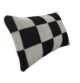 Black and white polyester cushion CS-255, luxury balcony decor, 30X90cm