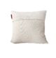 Yellow cotton cushion CS-259 with beautiful embroidery, 45x45cm, ideal for cafe and couch decor by Ramsha Home.