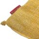 Soft Yellow Cotton Cushion with Tassels for Home