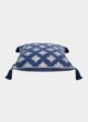Blue & Gold Color Cotton Cushion with Filler - CS 238 (45x45cm) - الصورة 2