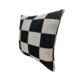 Black & White Polyester Cushion with Filler for Balcony, Couch, Floor - CS 255 (60x60cm) - الصورة 2