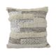 Woven wool and cotton cushion CS-280 in natural color, 60X60cm