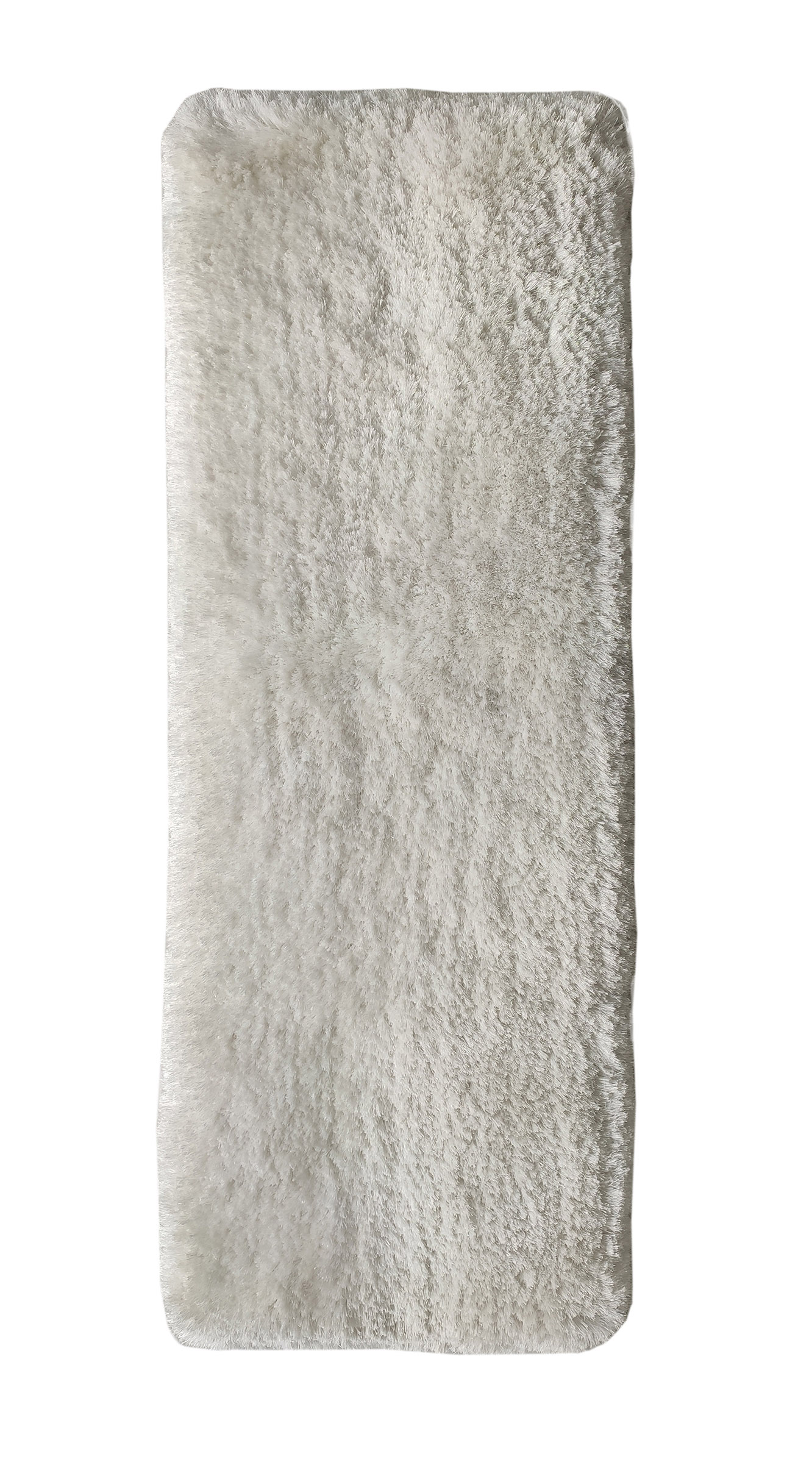 Elegant White Bedroom Shaggy Rug MPS 01, 60x180cm Elegant white bedroom shaggy rug MPS 01, 60x180cm