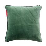 Green Color Velvet Cushion with Filler for Bedroom, Office, Car - CS 234 (60x60cm)