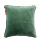 Green Color Velvet Cushion with Filler for Bedroom, Office, Car - CS 234 (60x60cm)