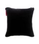 Black Color Velvet Cushion with Filler for Floor, Bench, Sofa - CS 235 (60x60cm)