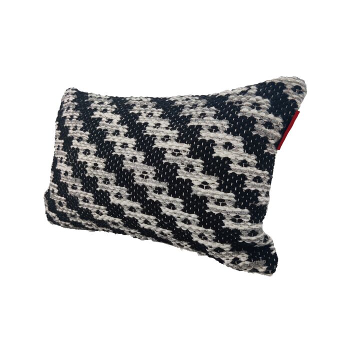 Black & White Color Polyester Cushion with Filler for Living Room, Bed, Playroom - CS 257 (30x50cm) - Image 2