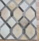 Indoor decor leather and wool rug LR 002 in 170x240cm by Ramsha Home