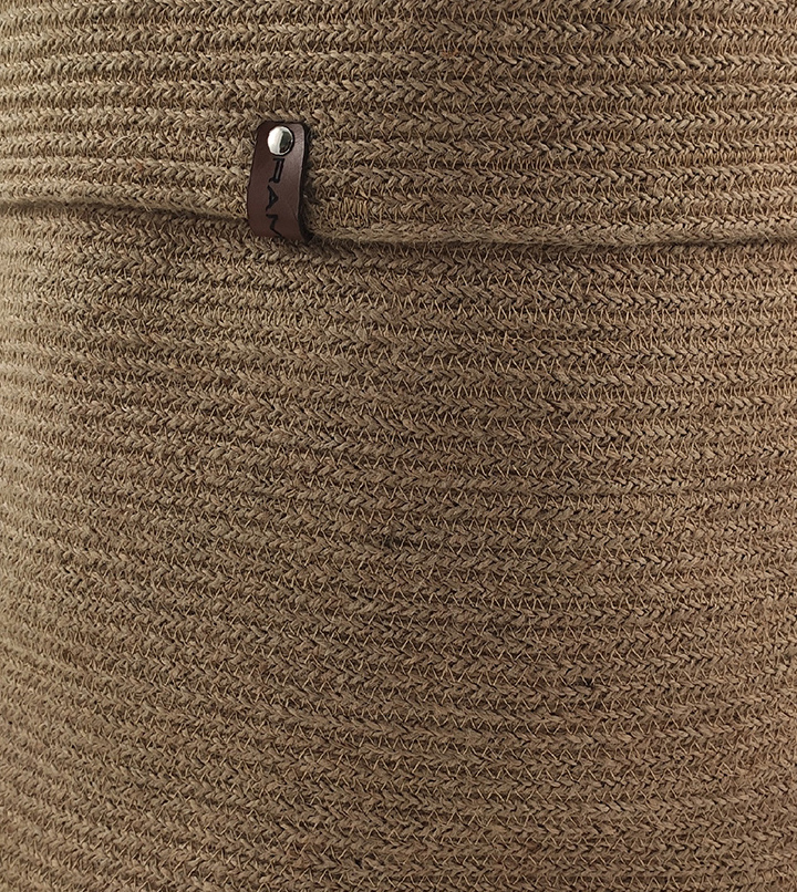 756 Handmade Jute & Cotton Basket for Kids - BS 017 (50Dx40Hcm) - الصورة 3