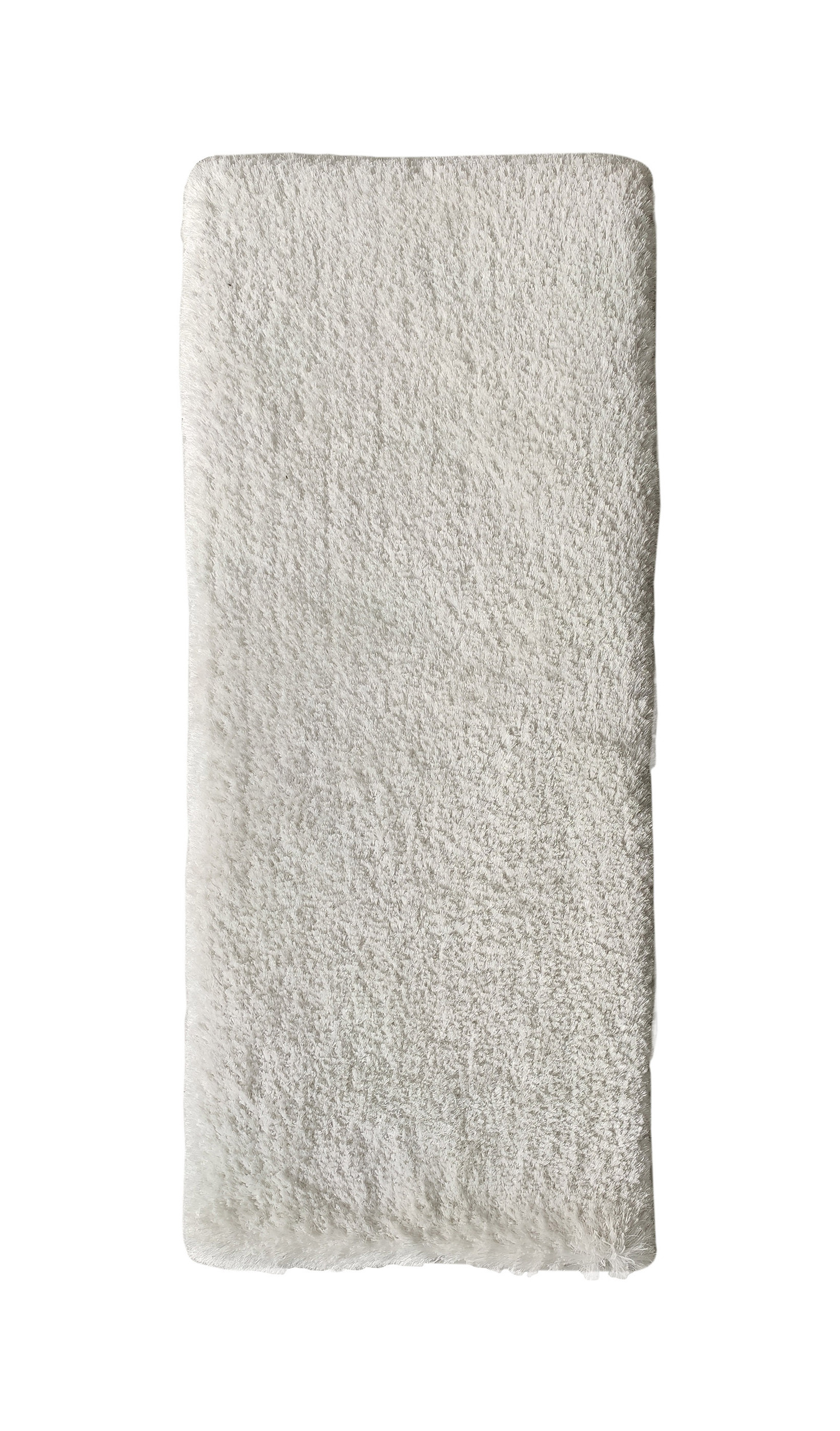 Modern Fluffy White Shaggy Rug MPS 01, 200x300cm for Hallway Decor Modern fluffy shaggy rug MPS 01 in white, 200x300cm