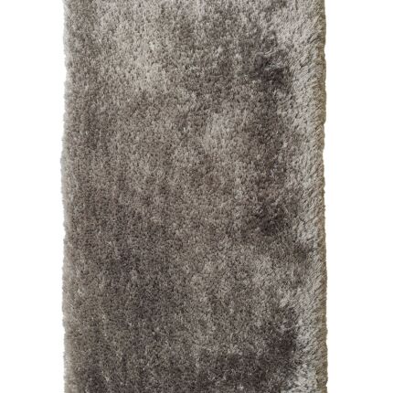 Grey color shaggy rug MPS 05, 80x200cm for stylish home decor