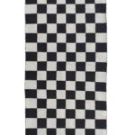 Black & White Decorative Woven Rug - WR 029 (80x200cm)