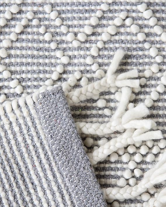 Natural White Color Indoor Decor Woven Rug - SRN 004 (80x200cm) by Ramsha Home Natural white color indoor decor woven rug - SRN 004 (80x200cm) by Ramsha Home