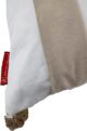 Polyester cushion CS-136 with tassel for indoor and outdoor decor, white and light beige color 30X90cm by Ramsha Home