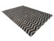 Luxurious coffee leather rug LR 003, 200x300cm