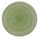 Enhance Your Hall: Green and White Braided Decorative Items by Ramsha Home