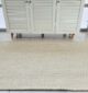 Elegant braided white and gold rope wool rug for living room - BR 045 (80x200cm) by Ramsha Home