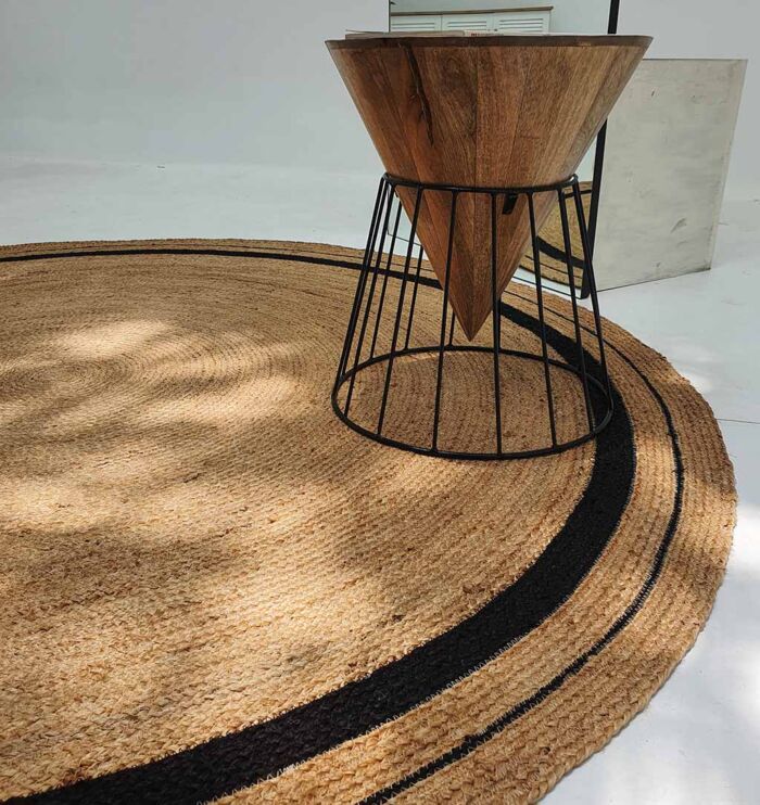 Durable braided rugs for modern home décor